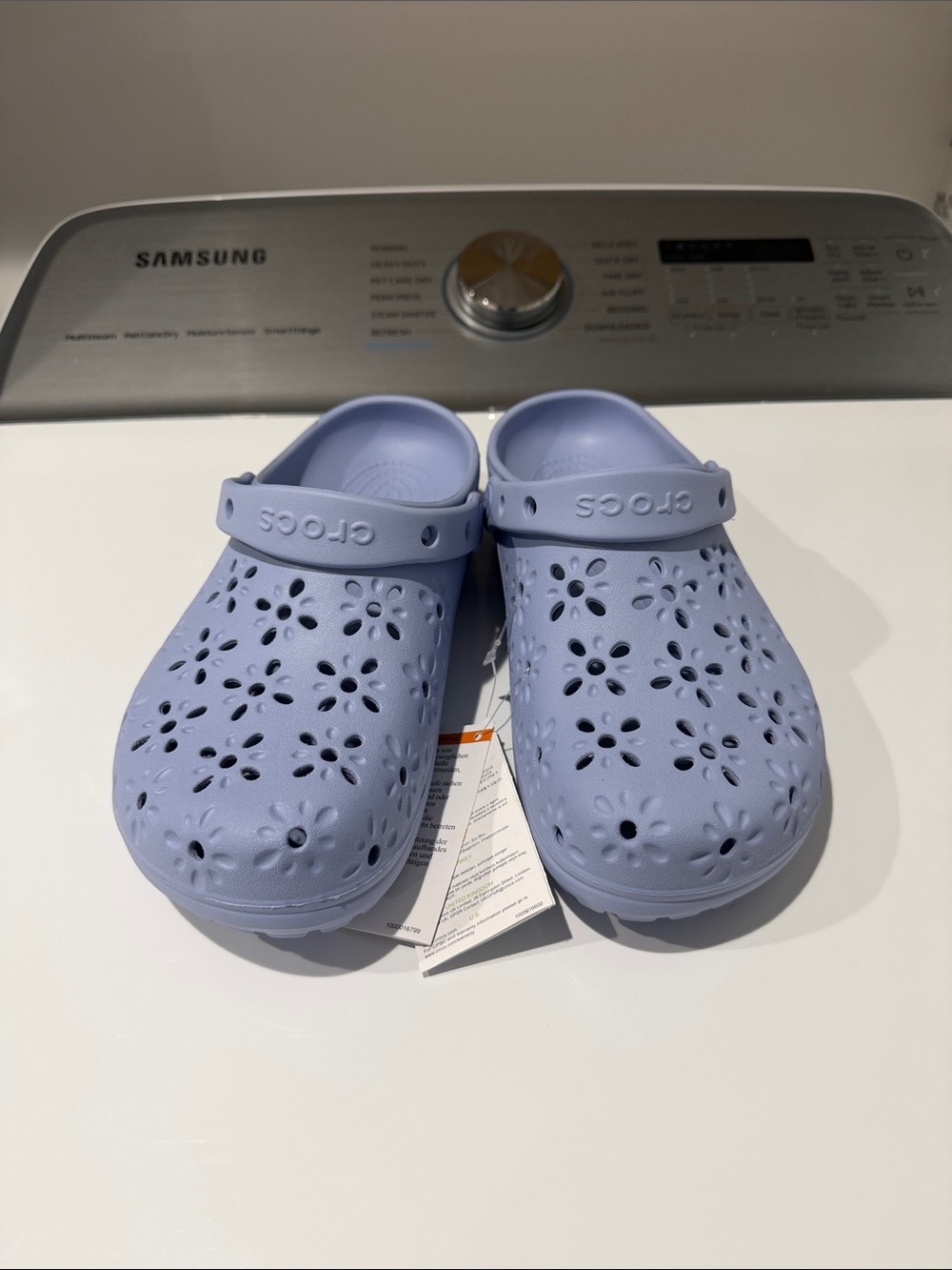 Crocs Classic Floral Cut Out Clog